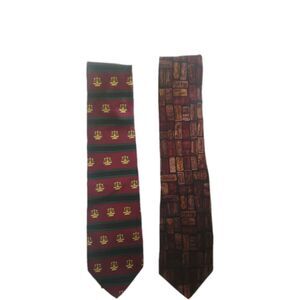 Allyn Neckware Ties Scales Of Justice And In Vino Veritas